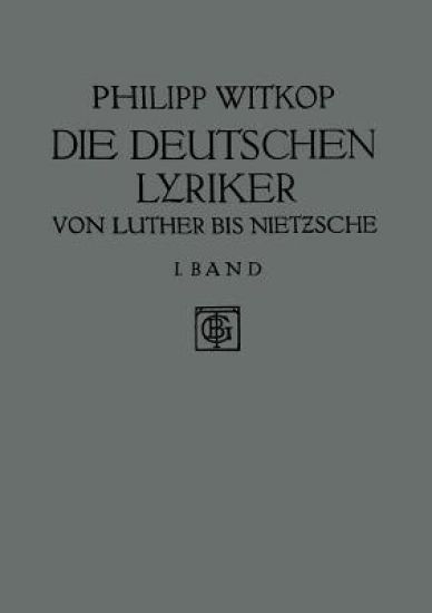 Die Deutschen Lyriker