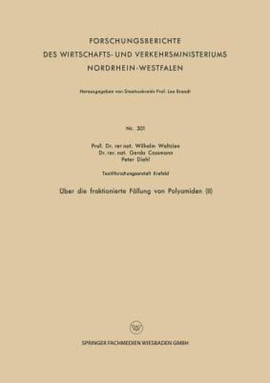 Über die fraktionierte Fällung von Polyamiden (II)