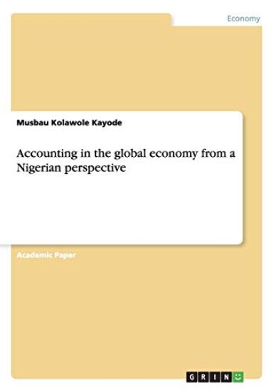 Accounting in the global economy from a Nigerian perspective