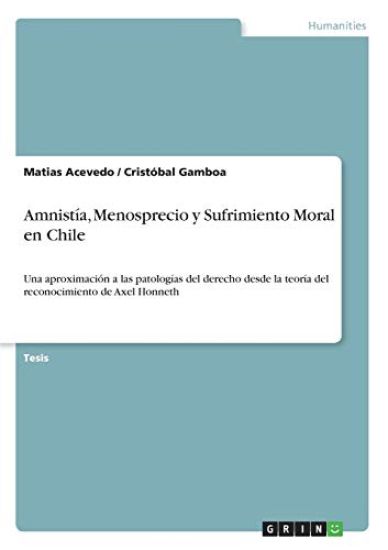 Amnistía, Menosprecio y Sufrimiento Moral en Chile