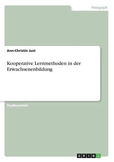 Kooperative Lernmethoden in der Erwachsenenbildung