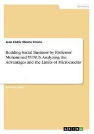 Building Social Business by Professor Muhammad YUNUS. Analyzing the Advantages and the Limits of Microcredits