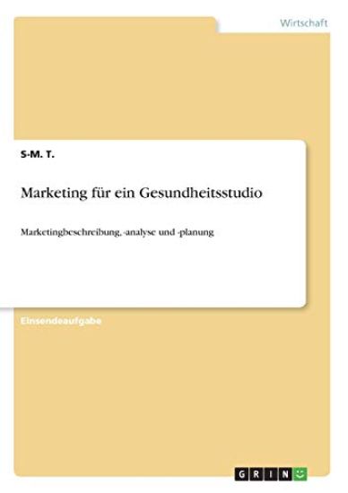 Marketing für ein Gesundheitsstudio