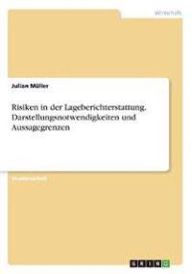 Risiken in der Lageberichterstattung. Darstellungsnotwendigkeiten und Aussagegrenzen