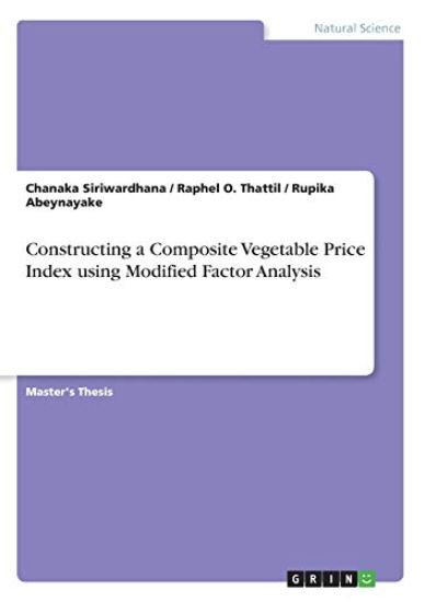 Constructing a Composite Vegetable Price Index using Modified Factor Analysis