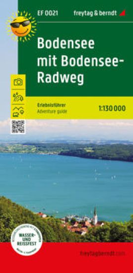 Lake Constance with Lake Constance cycle path, adventure guide 1:200,000, freytagberndt, EF 0021