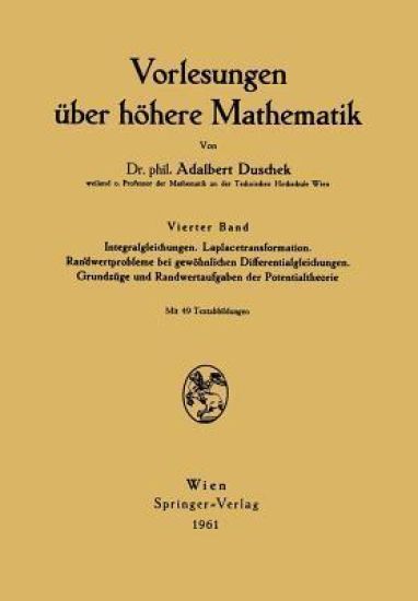 Vorlesungen über höhere Mathematik