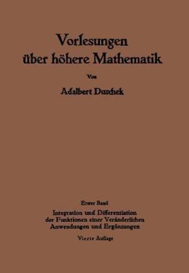 Vorlesungen über höhere Mathematik