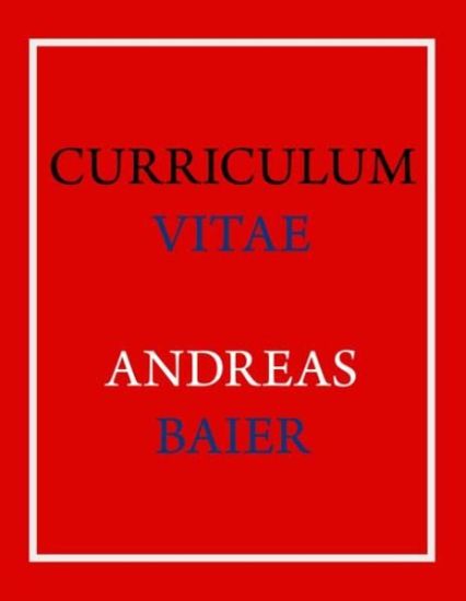 Curriculum Vitae - Andreas Baier