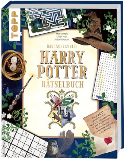 Das inoffizielle Rätselbuch für Potter-Fans. Über 100 Quizfragen, Bilderrätsel, Labyrinthe und mehr zu den bekannten Büchern und Filmen