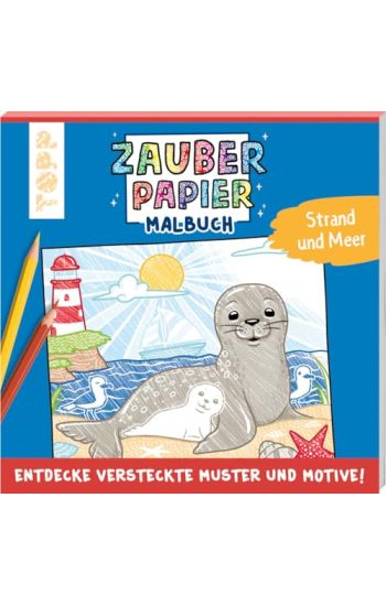 Zauberpapier Malbuch Strand und Meer