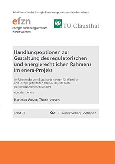 Handlungsoptionen zur Gestaltung des regulatorischen und energierechtlichen Rahmens im enera-Projekt