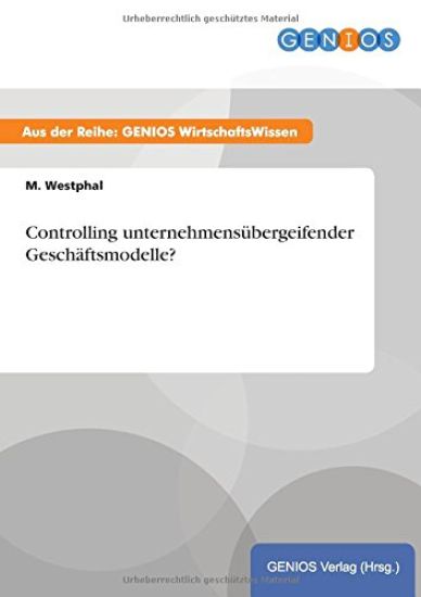Controlling unternehmensübergeifender Geschäftsmodelle?