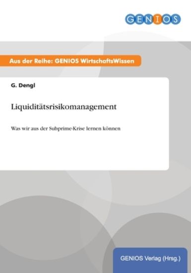 Liquiditätsrisikomanagement