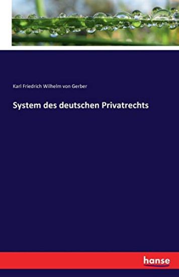System des deutschen Privatrechts