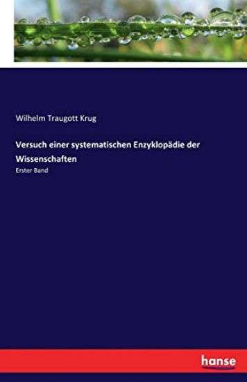 Versuch einer systematischen Enzyklopädie der Wissenschaften