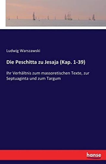 Die Peschitta zu Jesaja (Kap. 1-39)