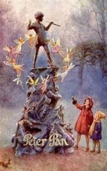 Peter Pan Statue (Notizbuch)