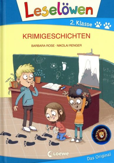 Leselöwen 2. Klasse - Krimigeschichten (Großbuchstabenausgabe)