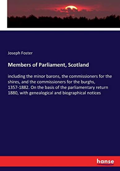 Members of Parliament, Scotland