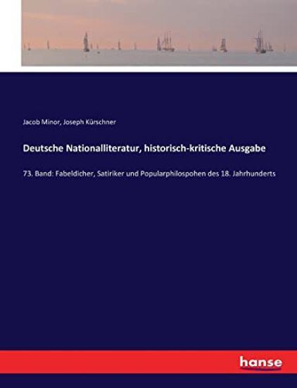 Deutsche Nationalliteratur, historisch-kritische Ausgabe