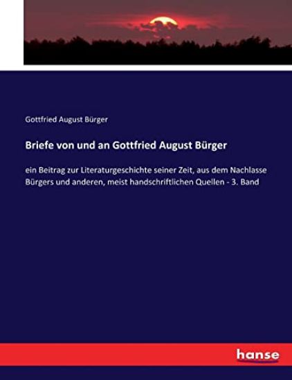Briefe von und an Gottfried August Bürger