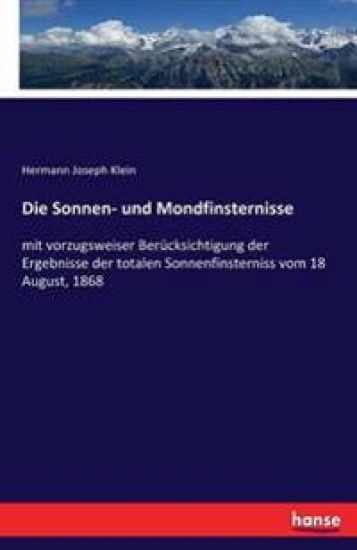 Die Sonnen- und Mondfinsternisse