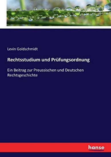 Rechtsstudium und Prüfungsordnung
