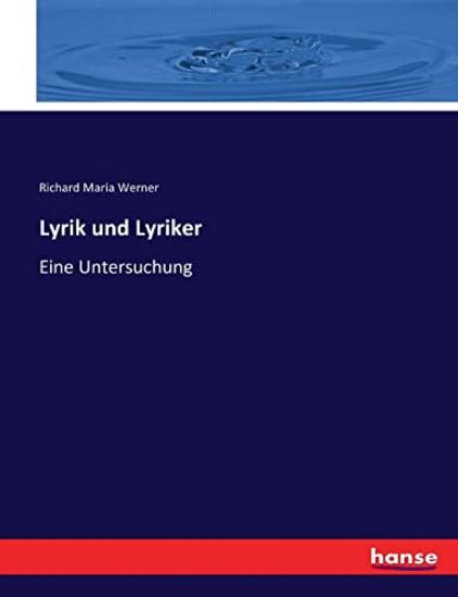 Lyrik und Lyriker