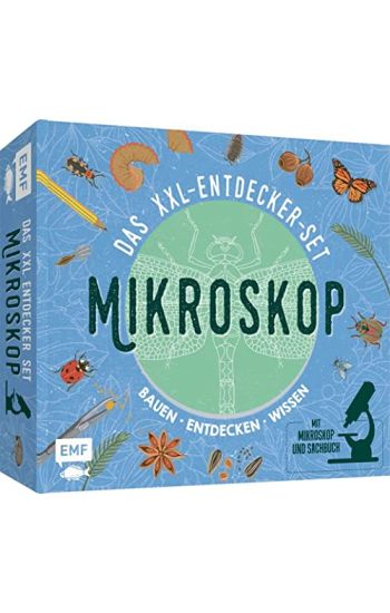 Das XXL-Entdecker-Set - Mikroskop: Mit Mikroskop, Linsen und Objektträgern + Sachbuch mit faszinierenden Experimenten