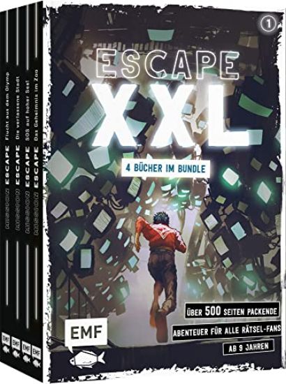 Escape XXL - über 500 Seiten packende Abenteuer für alle Rätsel-Fans ab 9 Jahren (Band 1)