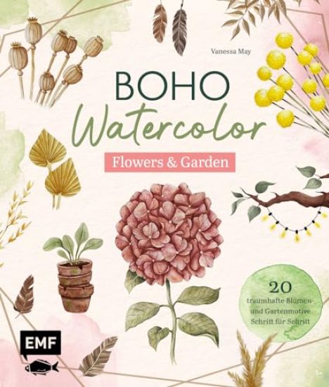 Boho Watercolor - Flowers & Garden