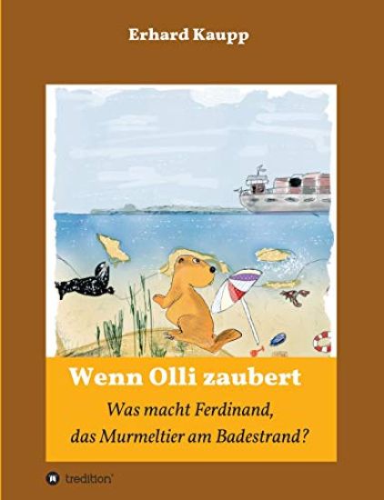 Was macht denn Ferdinand, das Murmeltier am Badestrand?