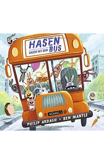 Hasen rasen mit dem Bus