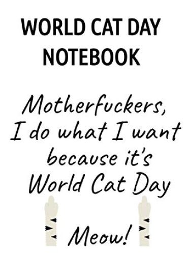 World Cat Day Notebook