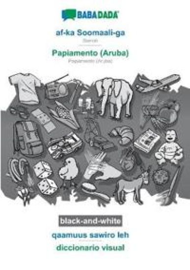 af-ka Soomaali-ga - Papiamento (Aruba), qaamuus sawiro leh, BW