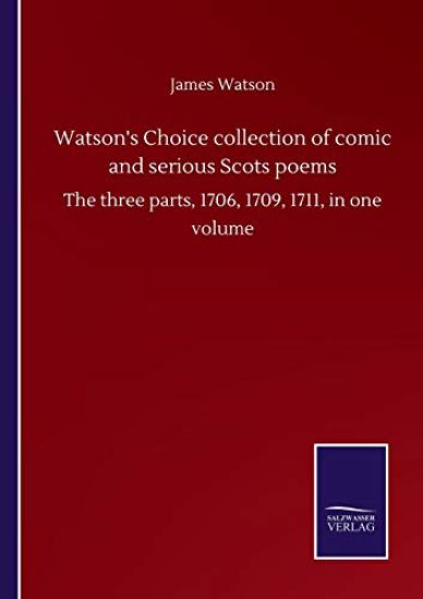 Watson's Choice collection of comic and serious Scots poems