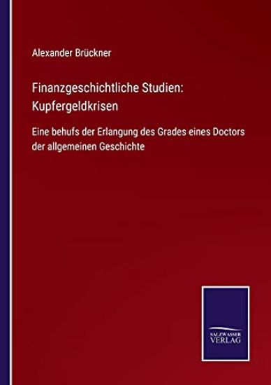 Finanzgeschichtliche Studien
