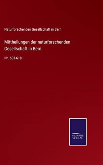 Mittheilungen der naturforschenden Gesellschaft in Bern