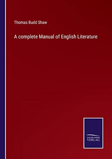 A complete Manual of English Literature