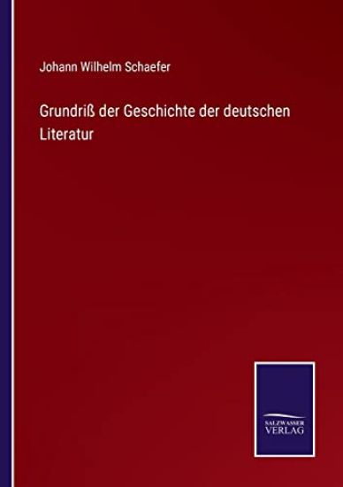 Grundriß der Geschichte der deutschen Literatur