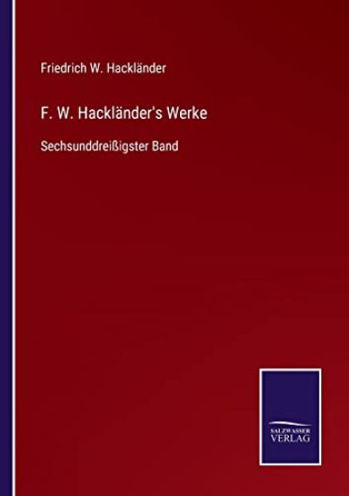 F. W. Hackländer's Werke