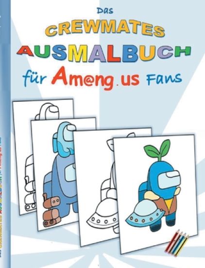 Das Crewmates Ausmalbuch für Am@ng.us Fans