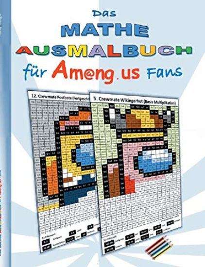 Das Mathe Ausmalbuch für Am@ng.us Fans
