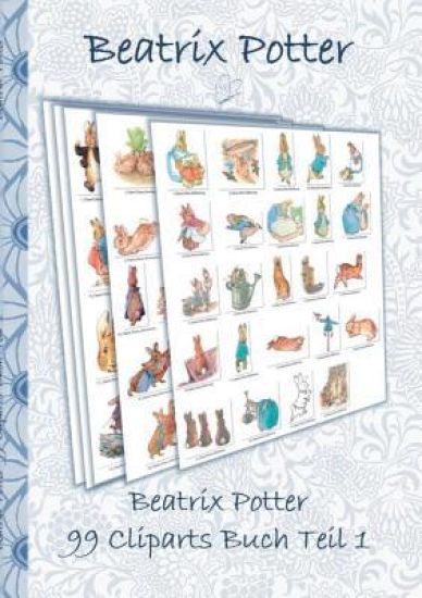 Beatrix Potter 99 Cliparts Buch Teil 1 ( Peter Hase )