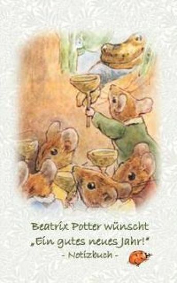 Beatrix Potter wünscht "Ein gutes neues Jahr!" Notizbuch ( Peter Hase )