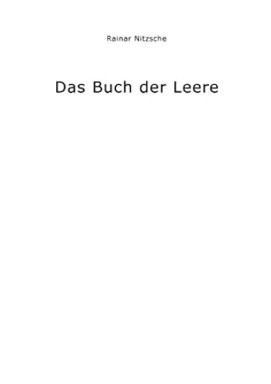Das Buch der Leere