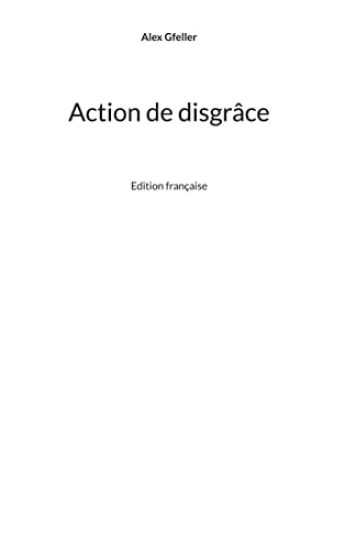 Action de disgrâce