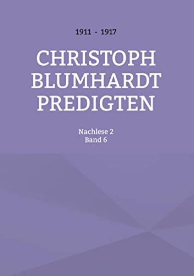 Christoph Blumhardt Predigten