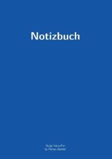 Pro-Notizbuch (blau)